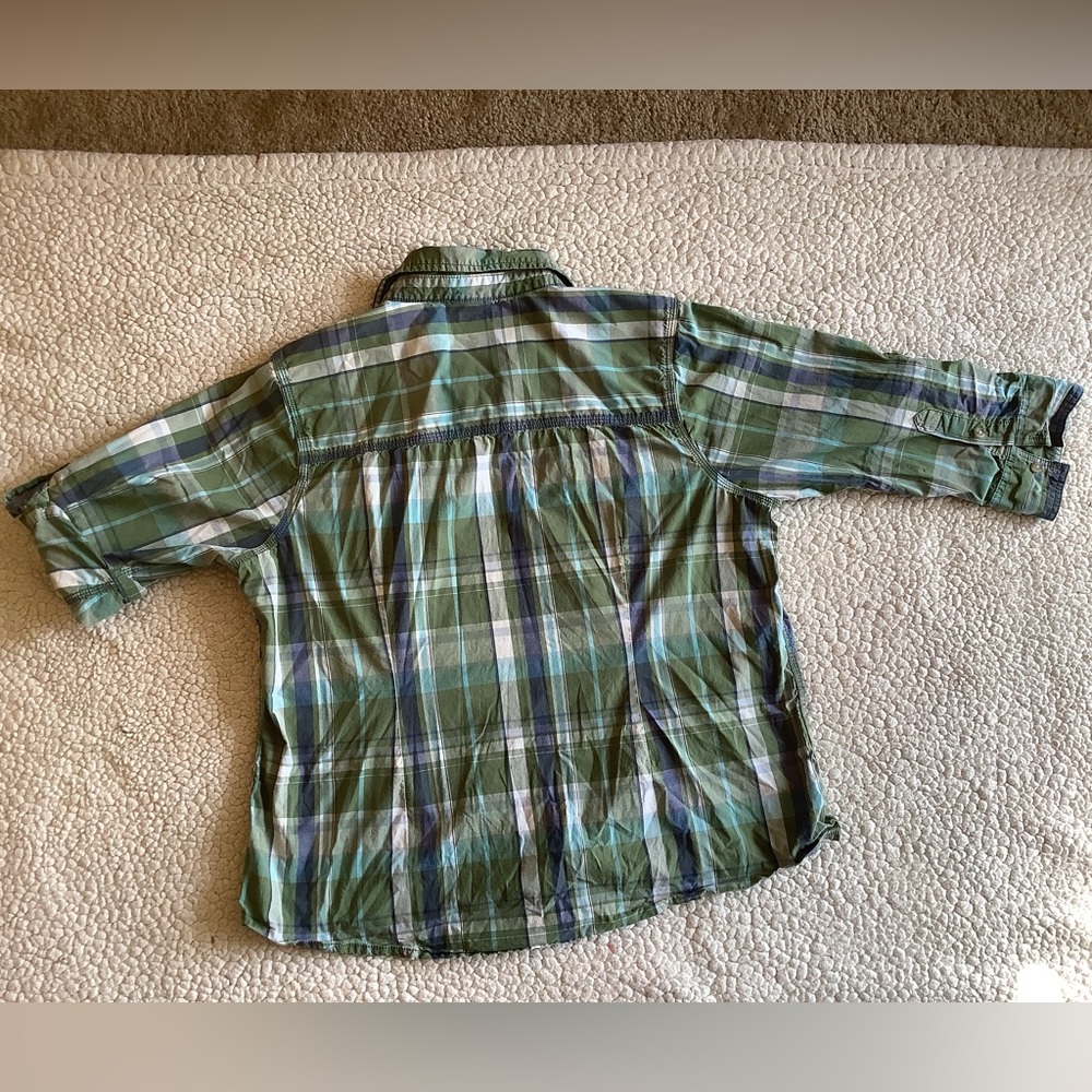 Carhartt Plaid Button Up Youth